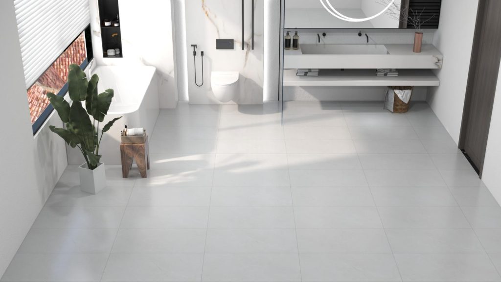 bathroom floor
